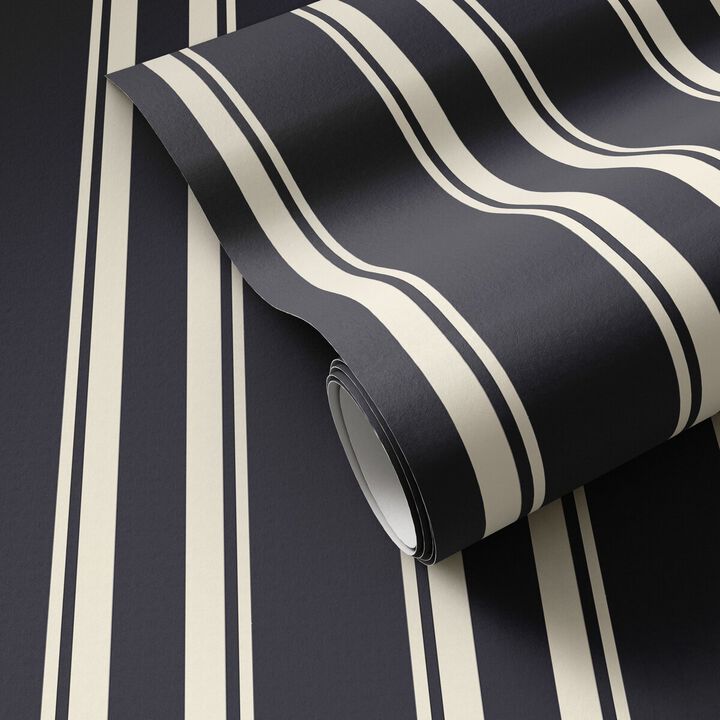 Multi Stripe Wallpaper by Getty Images	 - Multi Stripe Black I