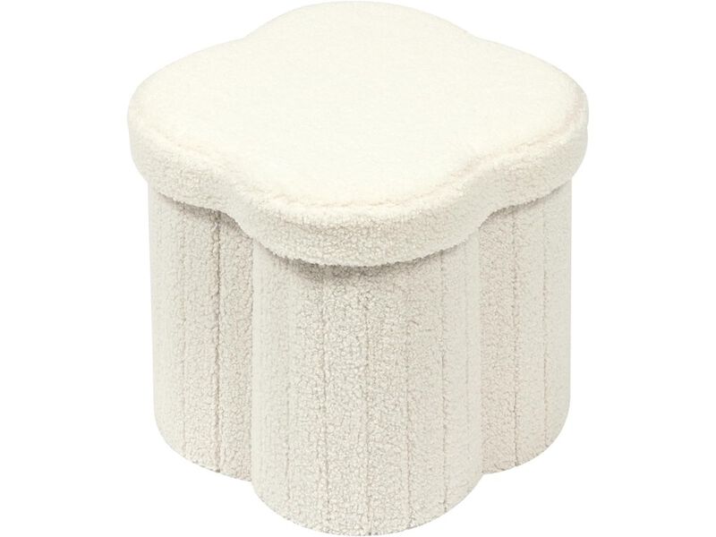 Boucle Ottoman Seat for Dorm Room image number 0