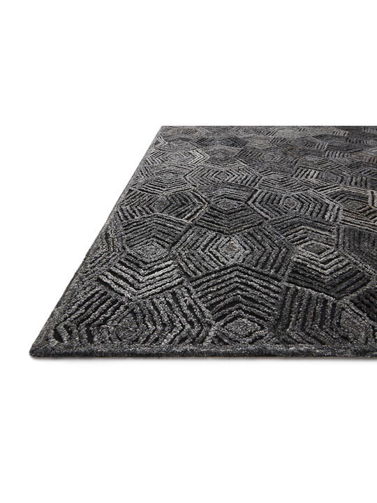 Prescott PRE01 Charcoal 3'6" x 5'6" Rug