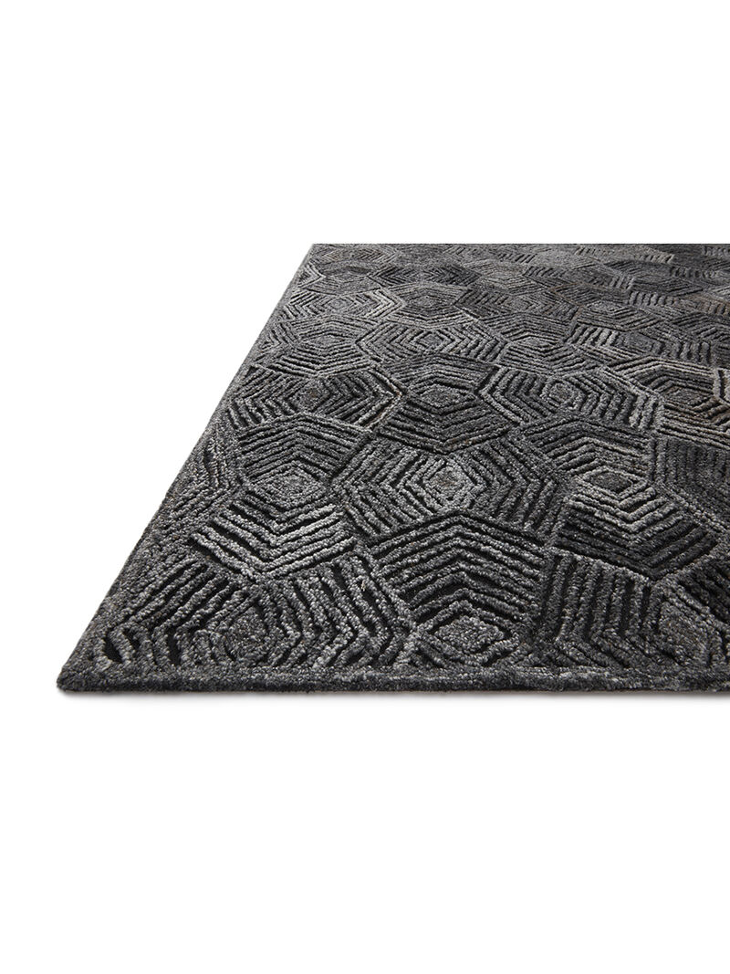Prescott PRE01 Charcoal 3'6" x 5'6" Rug