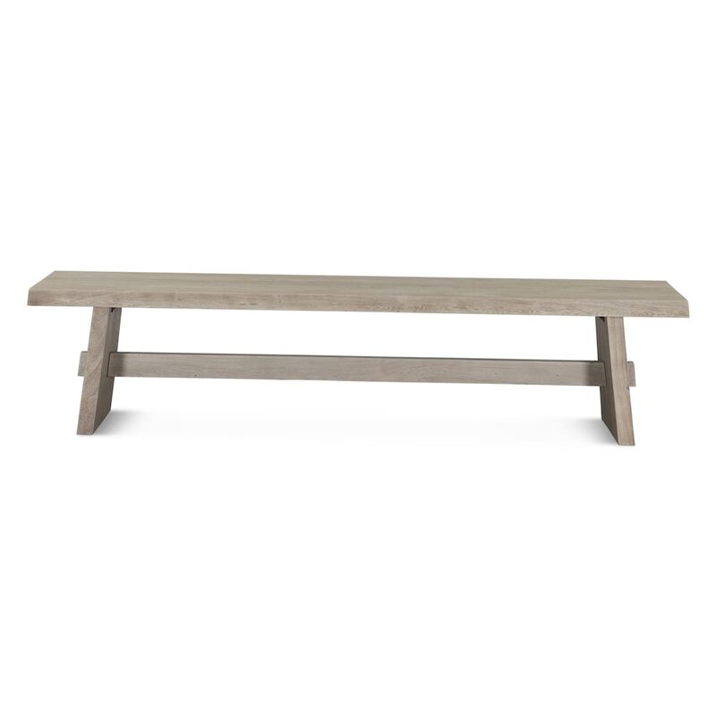 World Interiors Acadia 79" Dining Bench in Oat image number 5