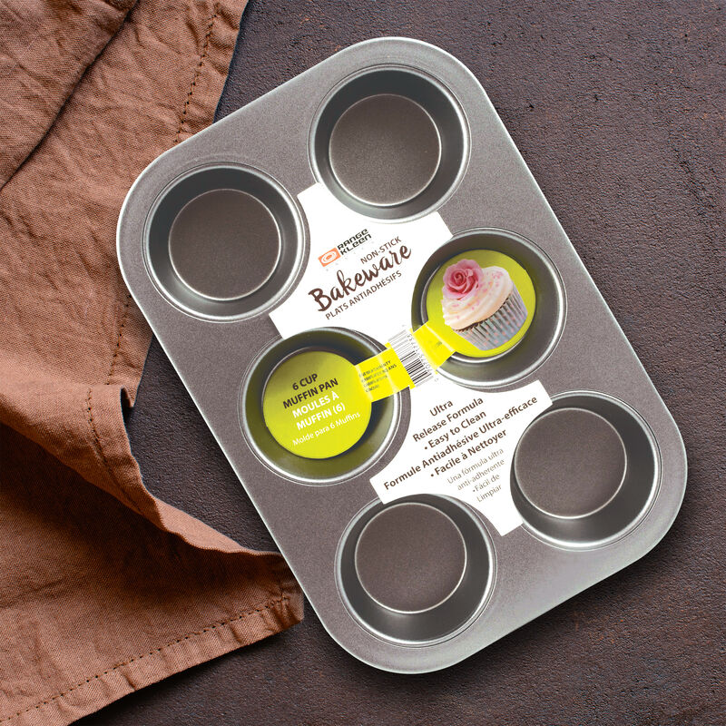 Muffin Pan Non-stick 6 Cup