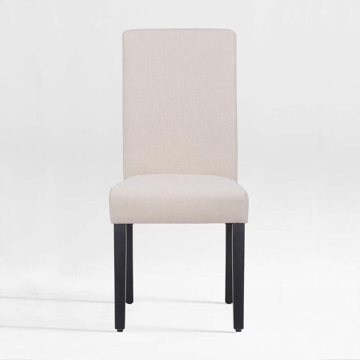WestinTrends Upholstered Linen Fabric Dining Chair