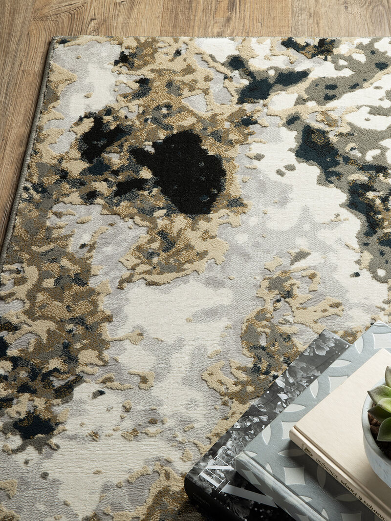 Bowen 1808Q 5'3" x 7'6" Navy Rug image number 3