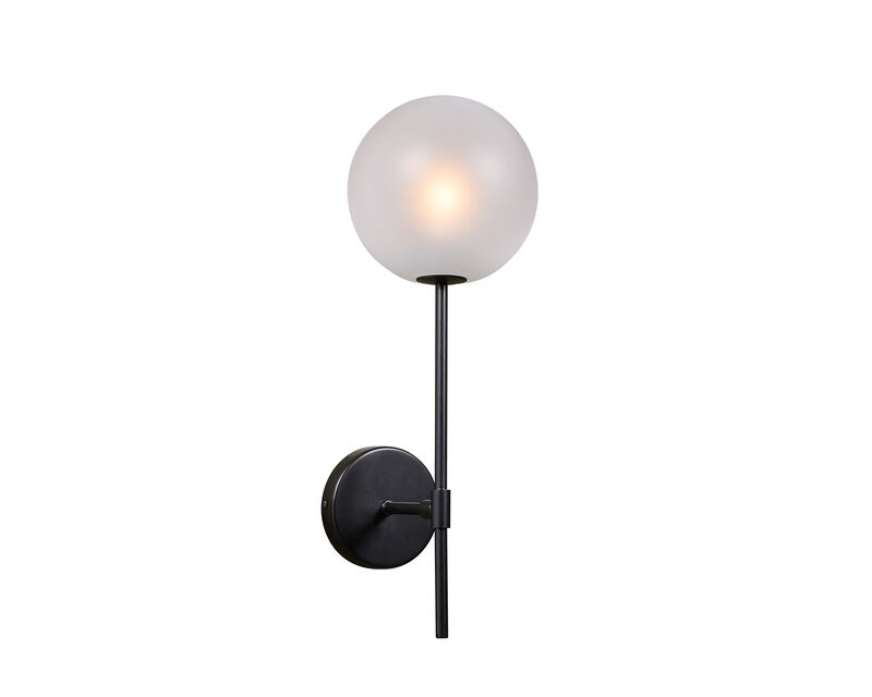 Elk Black Frosted Sconce image number 3