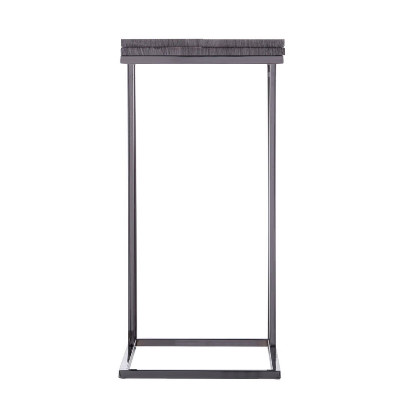 Expandable Rectangular End Table with Adjustable Surface, Ideal for Small Spaces