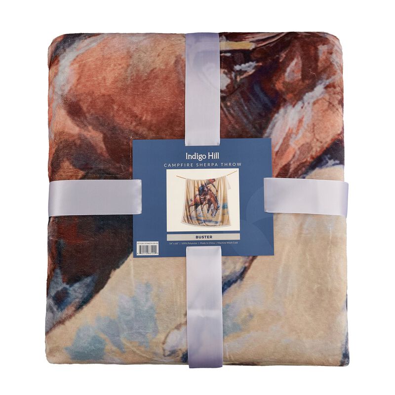 Buster Campfire Sherpa Throw image number 4