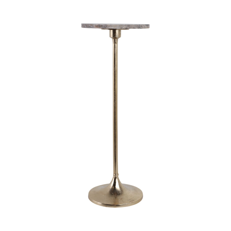 Marble Top Drink Table image number 0