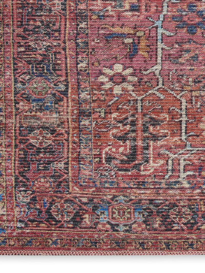 Machine Washable Series 1 SR102 Brick 9'2" x 12' Rug