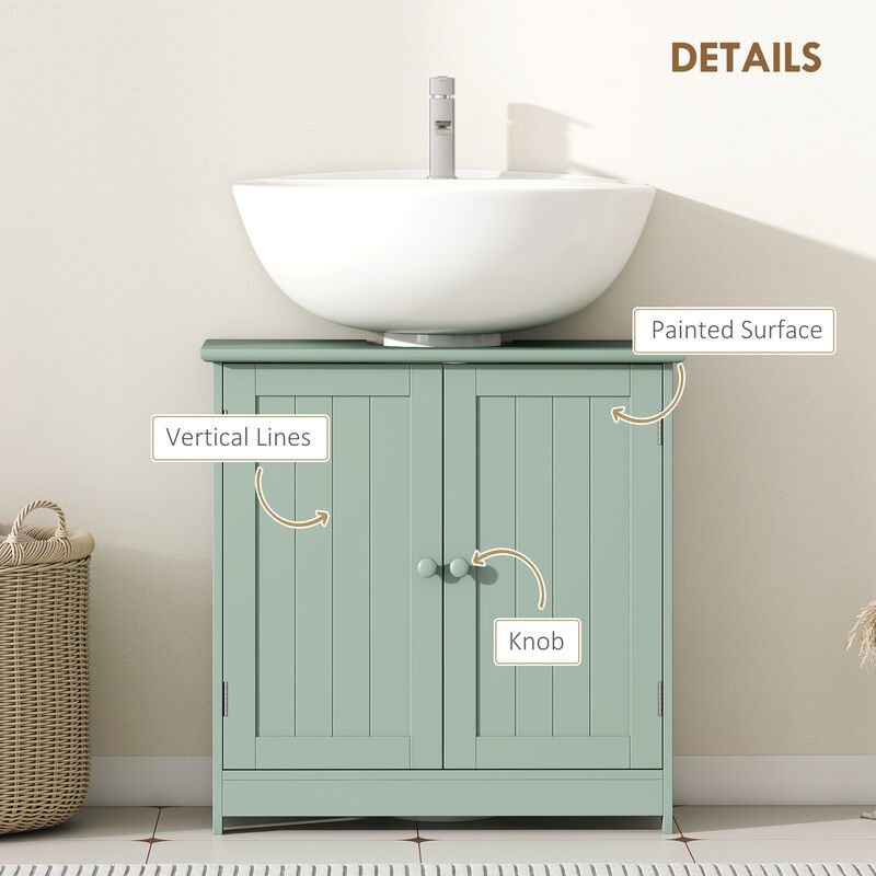 Hivvago Bathroom Vanity Storage Cabinet Under Sink 2 Doors image number 5