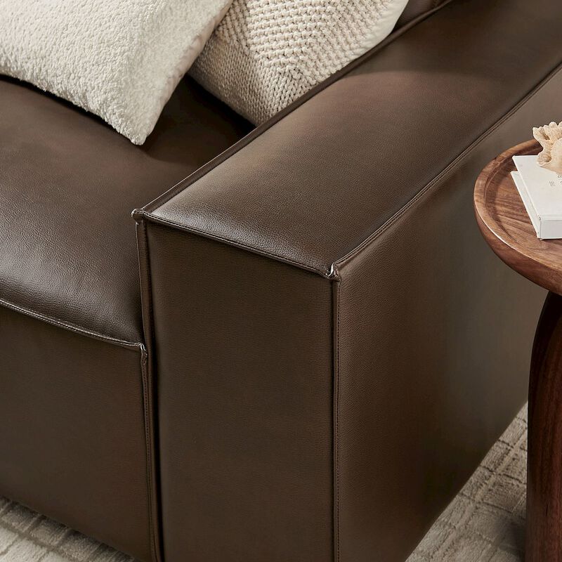 Restore 3-Piece Vegan Leather Modular Sofa Set image number 9