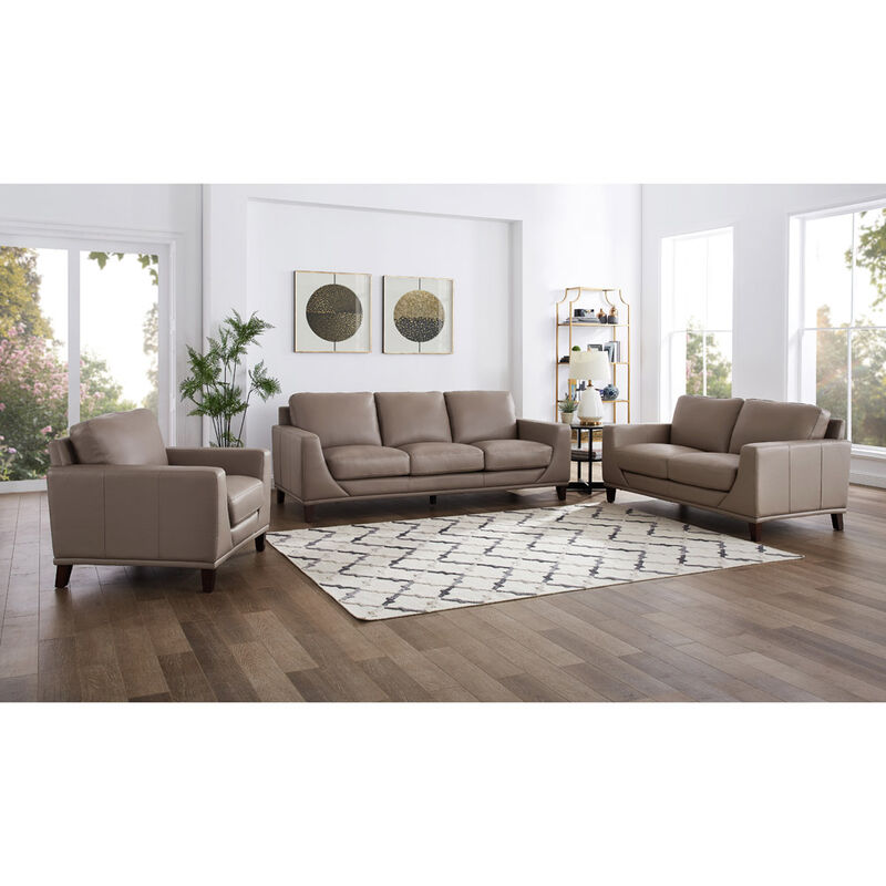 Soma Top Grain Leather Loveseat