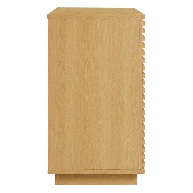 Render 35" Fluted Accent Cabinet in Walnut image number 5