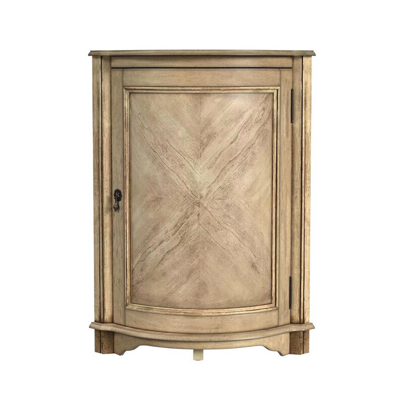 Butler Specialty Durham Corner Cabinet, Beige