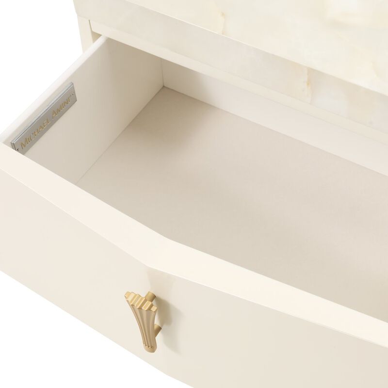Michael Amini Fantosini Dresser - Creamy Pearl image number 8