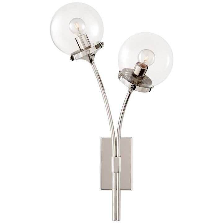 Prescott Silver Right Sconce