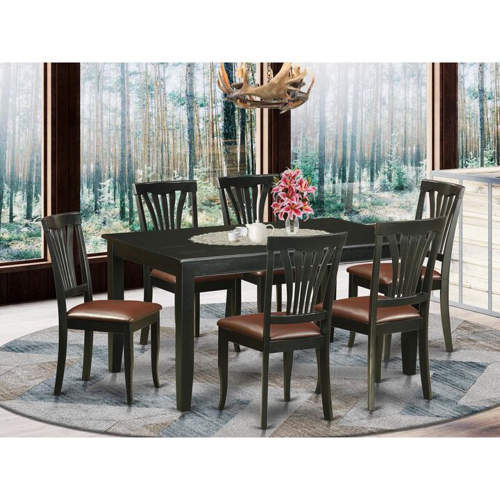 7 Pc Dining room set -Kitchen Table and 6 Dining Chairs