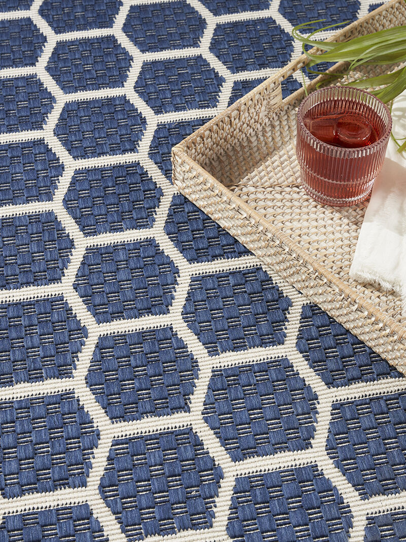 Twist Reversible TWS01 Navy 10' x 14' Rug