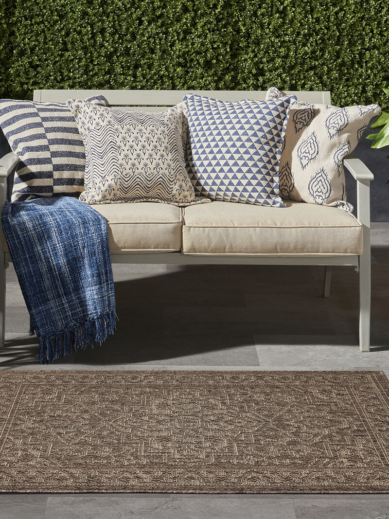 Tulum TLM05 Brown 4' x 6' Rug