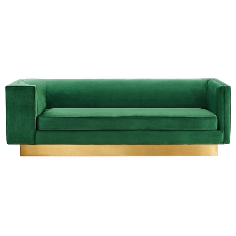 Eminence Upholstered Performance Velvet Sofa image number 0