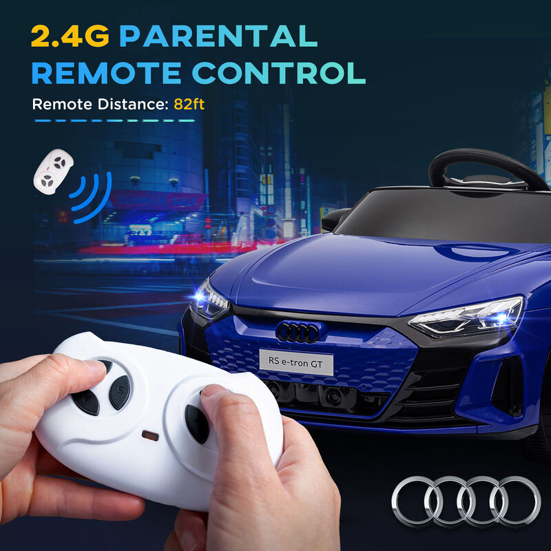 BreeBe Audi RS e-tron GT 12V Ride On Car for Kids with Parent Remote image number 3