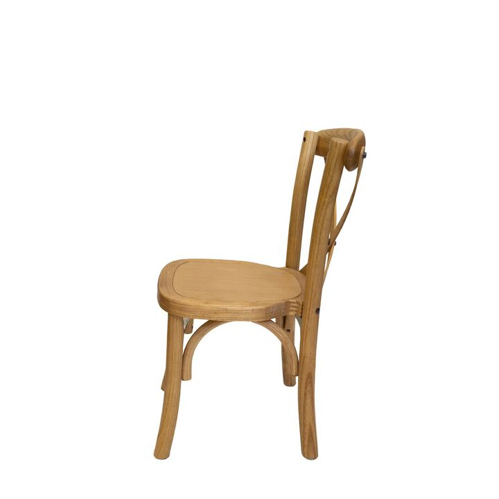 Commerical Seating Products Kids Tinted Raw Crossback Chairs