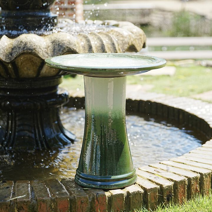 Slalhe Ceramic Bird Bath