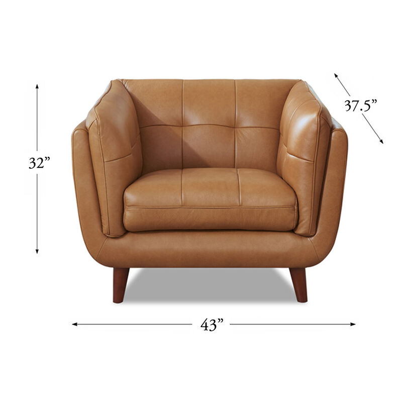Solana Top Grain Leather Chair