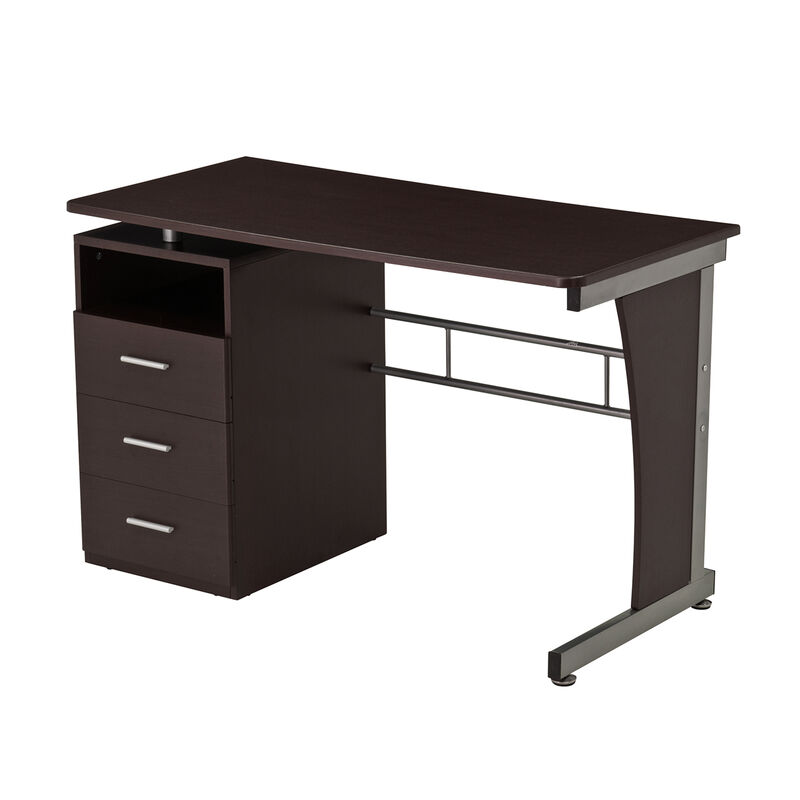 Streamdale Computer Desk With Ample Storage, Chocolate image number 5