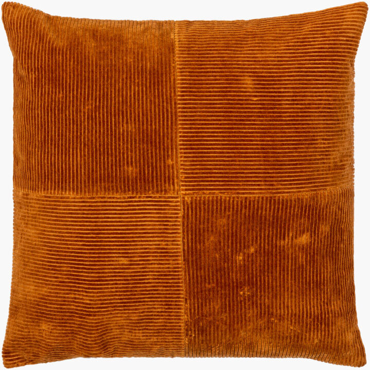 Corduroy Quarters Accent Pillow