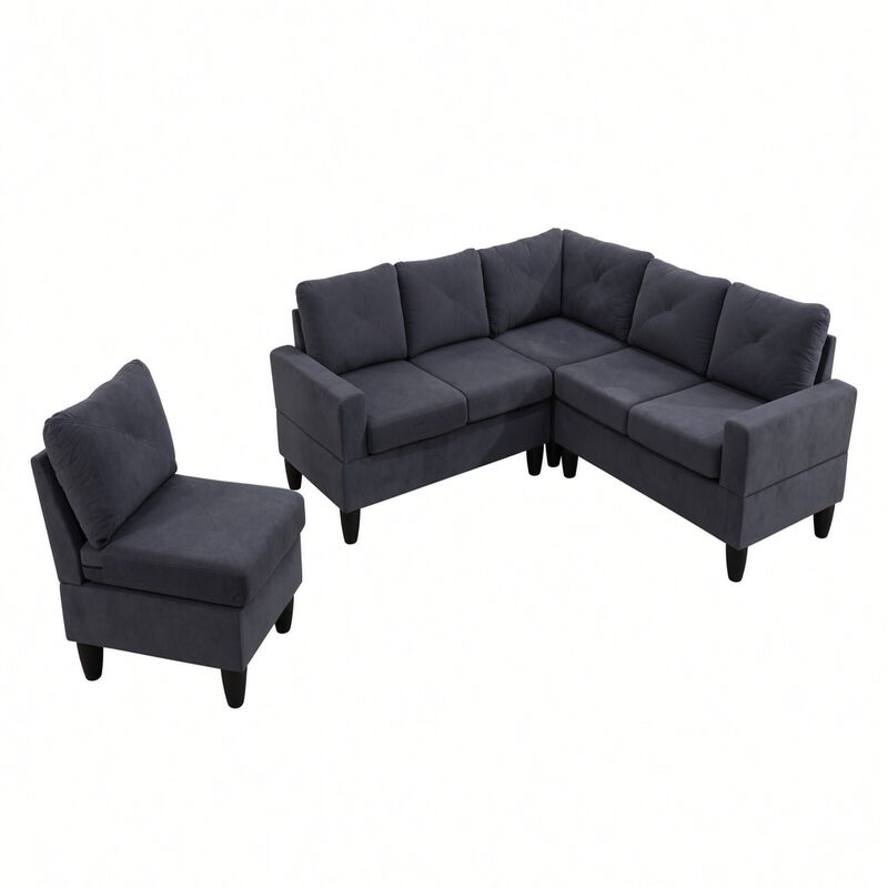 Cetfef Modular L-Shaped Sectional Sofa image number 8