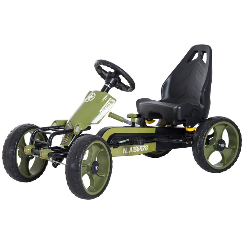 BreeBe Pedal Go Kart for Kids with Adjustable Seat image number 0