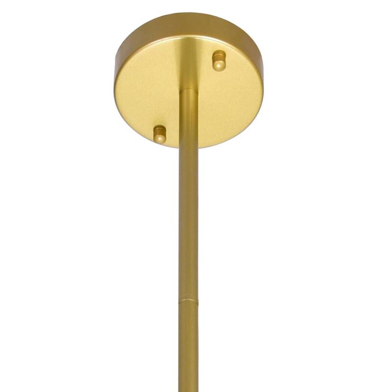 Tourch 7 Light Chandelier With Medallion Gold Finish