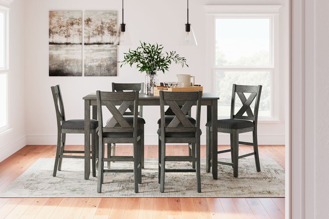 Caitbrook 7-Piece Counter Height Dining Set
