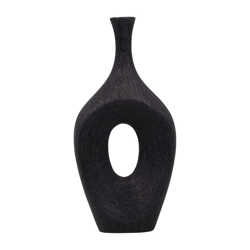 19" Beaded Open Cut Vase image number 0