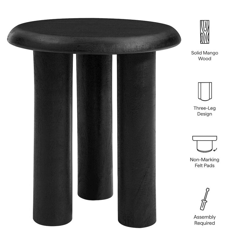 Mavina Mango Wood Side Table image number 1