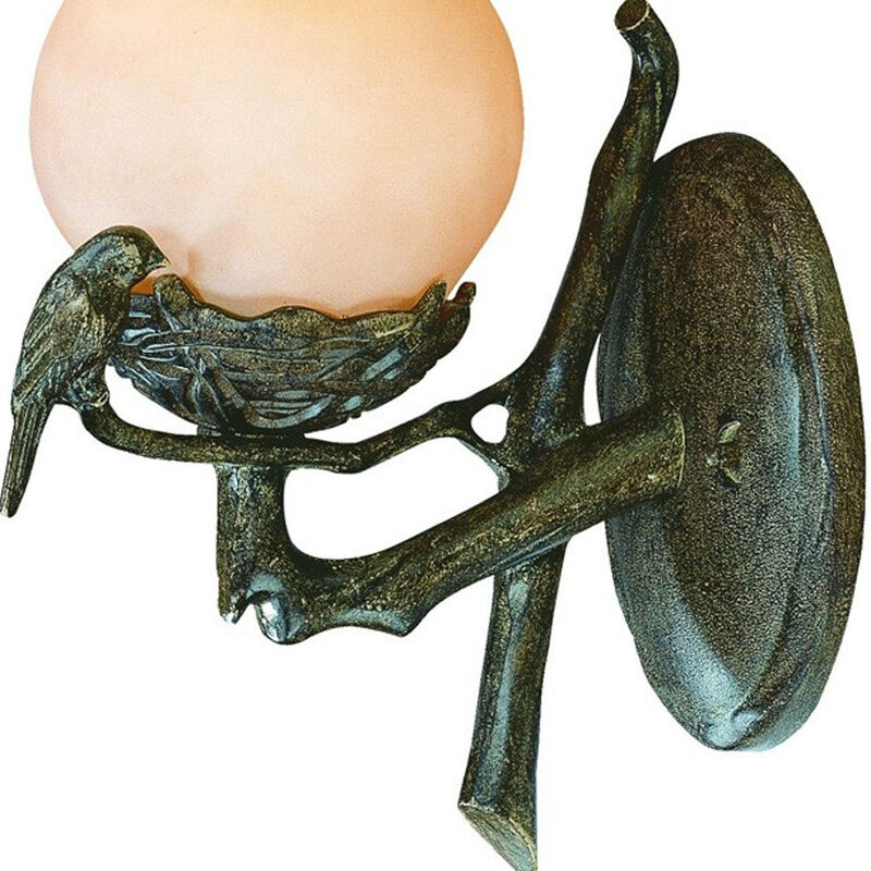 Decorative Wall Lantern with Bird Detail Design for Outdoor Lighting image number 3