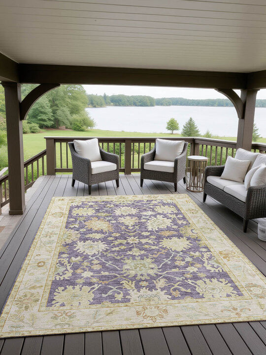 Hatay HY2 Eggplant 9' x 12' Rug