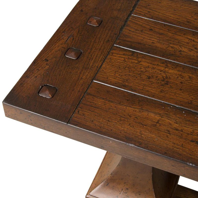 Liberty Furniture Sedona Sofa Table in Kona Brown image number 6