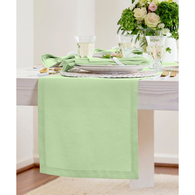 Solino Home 100% Pure Linen Table Runner - Fete