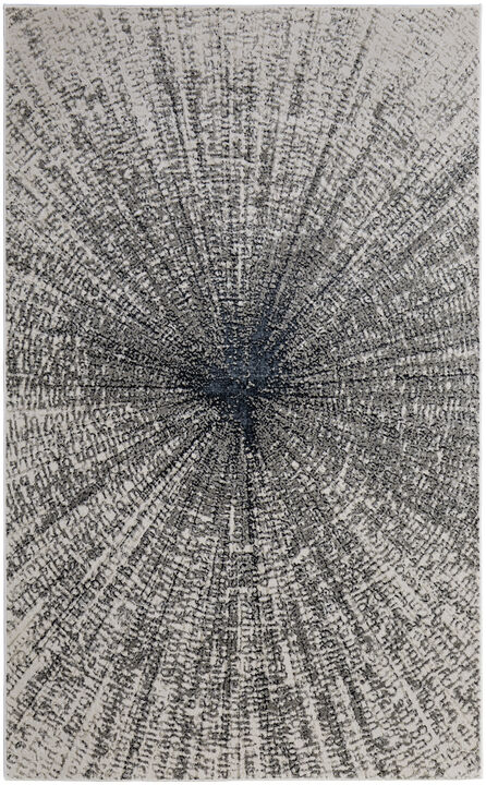 HomeRoots Abstract Power Loom Area Rug