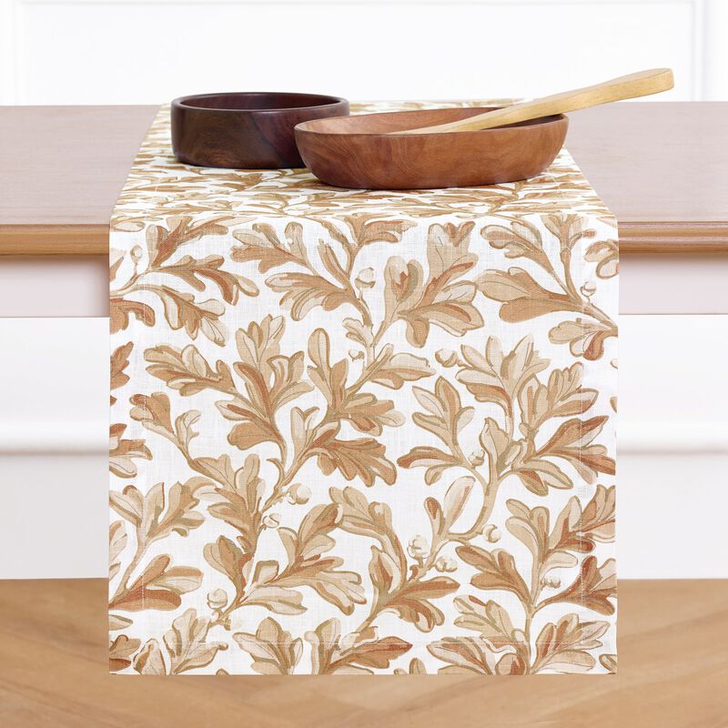 Linen Table Runner - Fallen Leaves image number 0