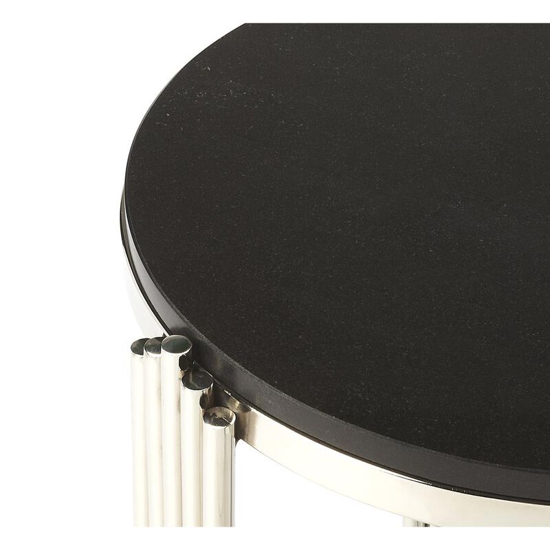 Butler Specialty Khalifa Granite End Table, Black image number 2