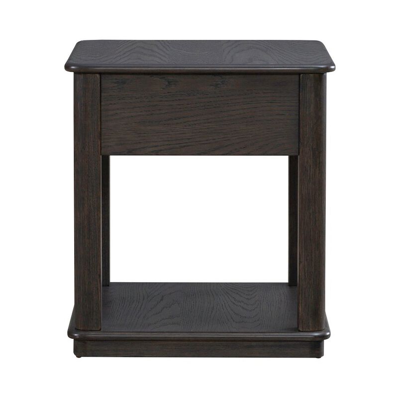 Liberty Furniture Wallace End Table for Living Room - Aged Oak image number 2