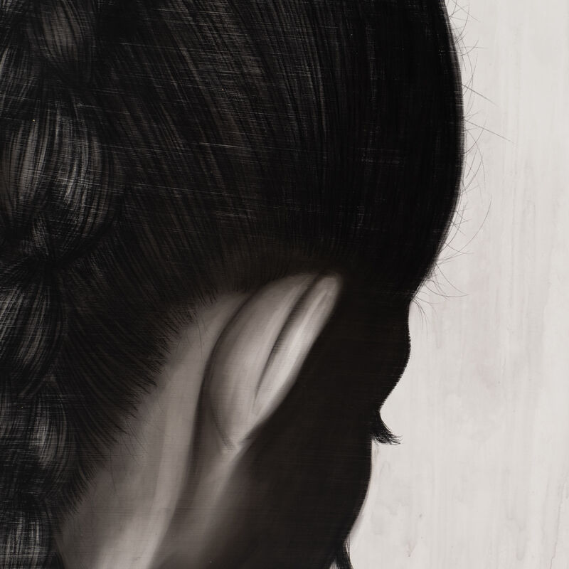 S/4 Hand Painted Braided Girl image number 3