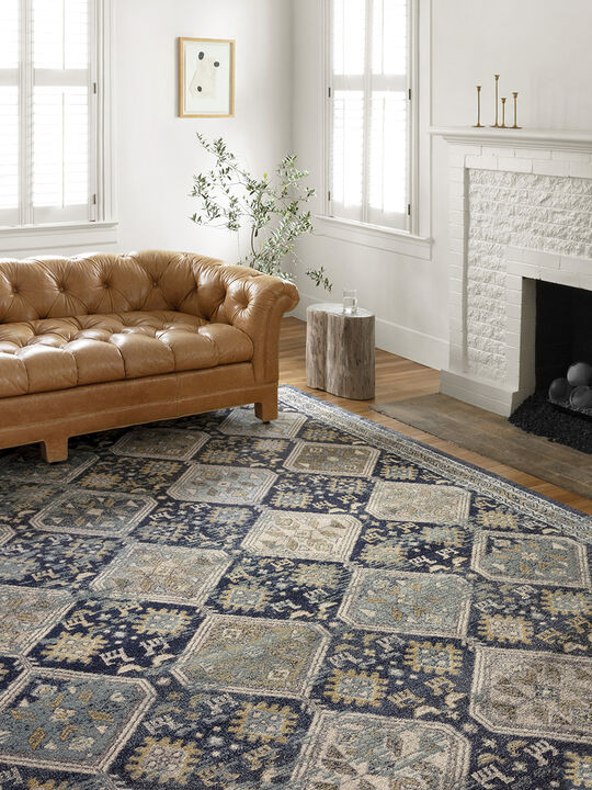 Jocelyn JOC02 Navy/Blue 7'10" x 10' Rug by Loloi II