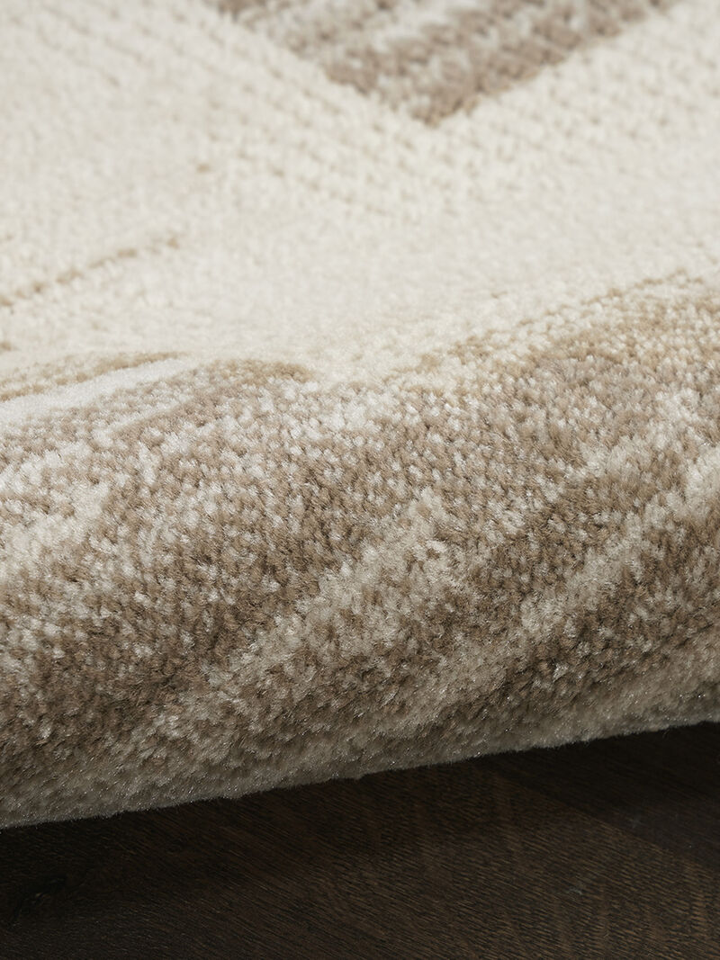 Serenity Home SRH07 Mocha/Ivory 2'2" x 7'6" Rug