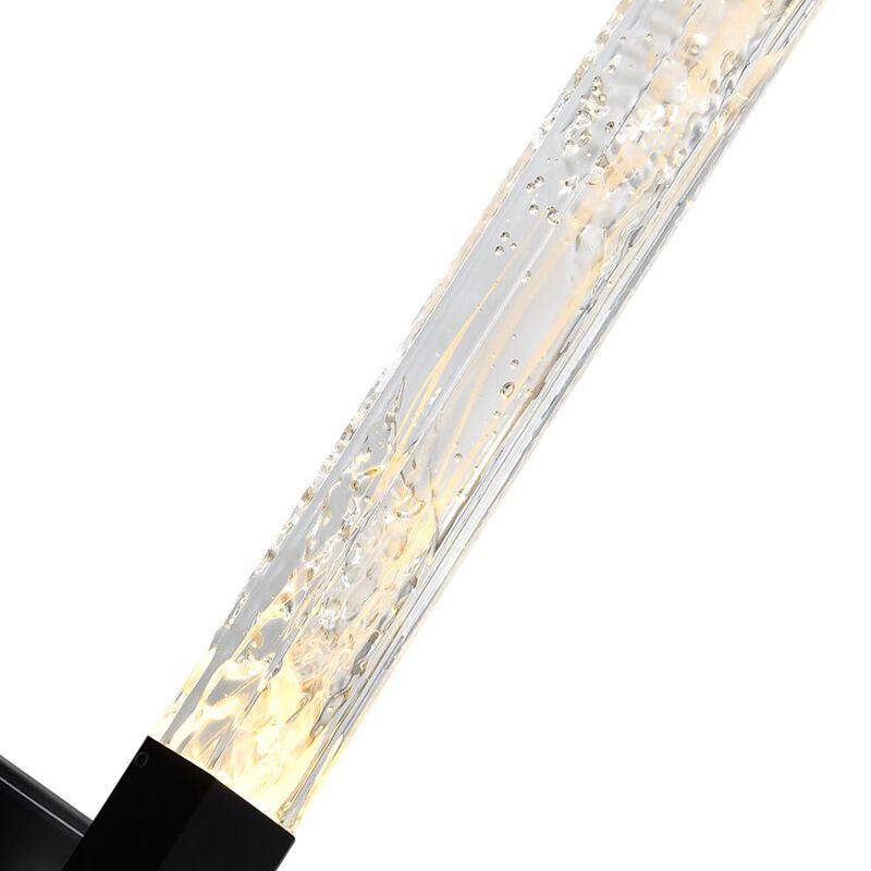 Greta Integrated LED Black Vanity Light