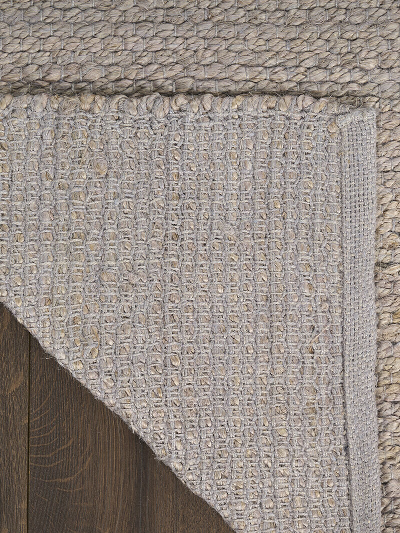 Natural Jute NJT01 Gray 4' x 6' Rug