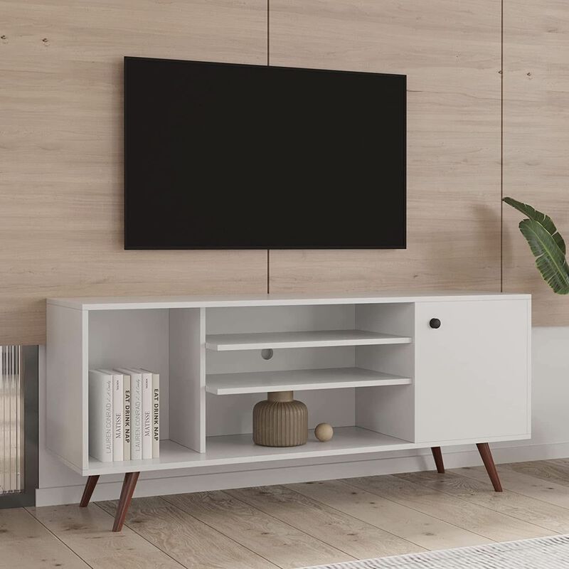 ShipItFurniture Farmhouse TV Stand for 65-Inch TVs with Storage Cabinet image number 8